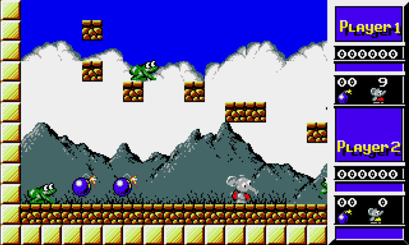 CJ Elephant Antics - Atari ST game screenshot (1991) by Code Masters